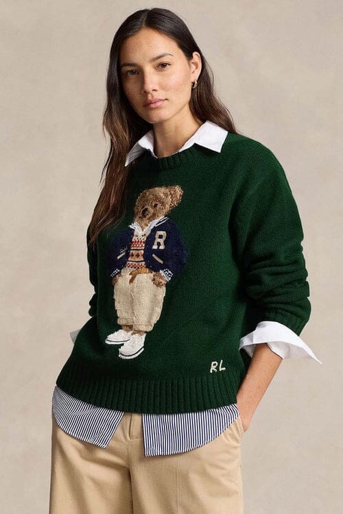 RL Sweater | Polo Bear Green Ralph Lauren Adelstein 