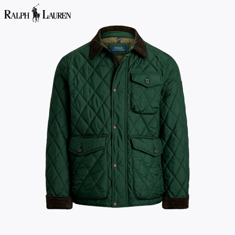 RL The Beaton Quilted Jacket Ralph Lauren Adelstein Basic Forest S 