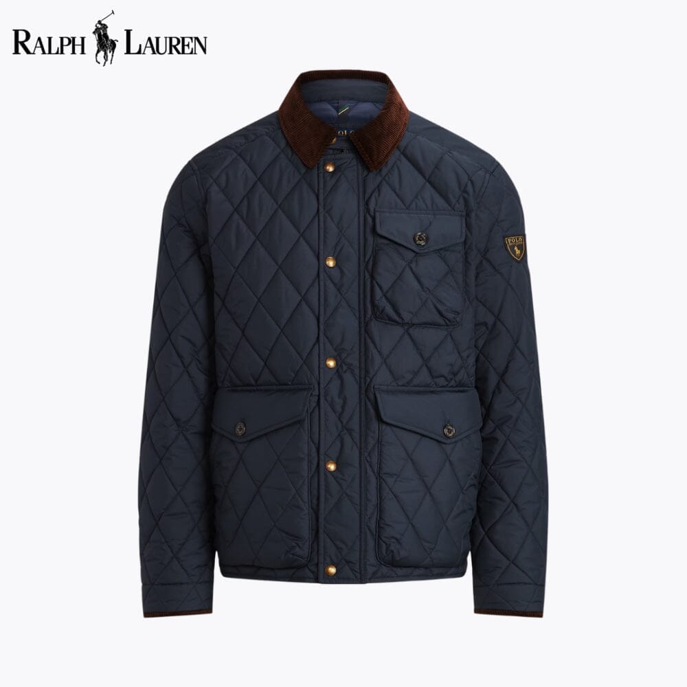 RL The Beaton Quilted Jacket Ralph Lauren Adelstein Blue Navy S 
