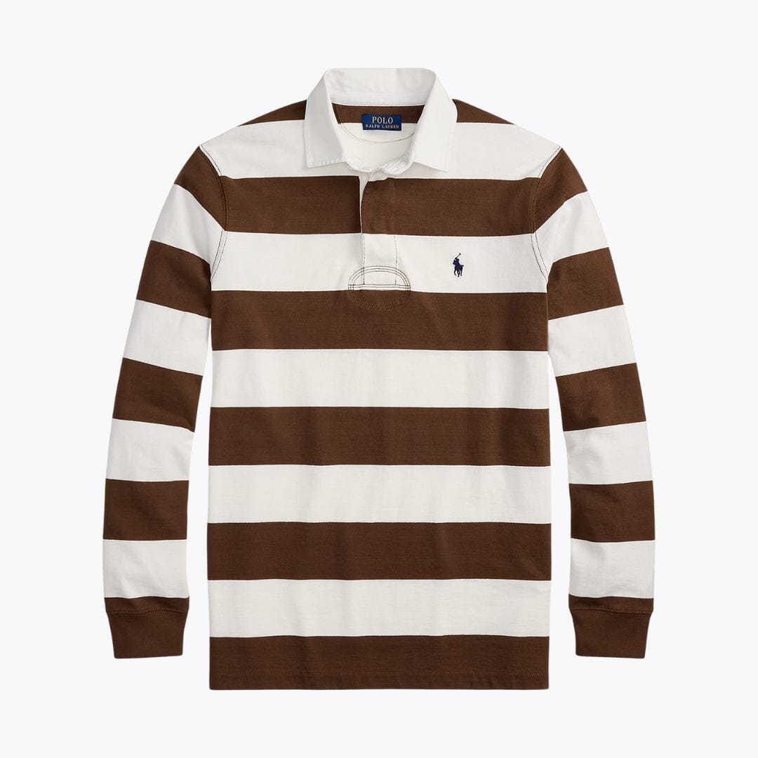 RL The Iconic Rugby Shirt Ralph Lauren Adelstein Pale Russet/Cream S 