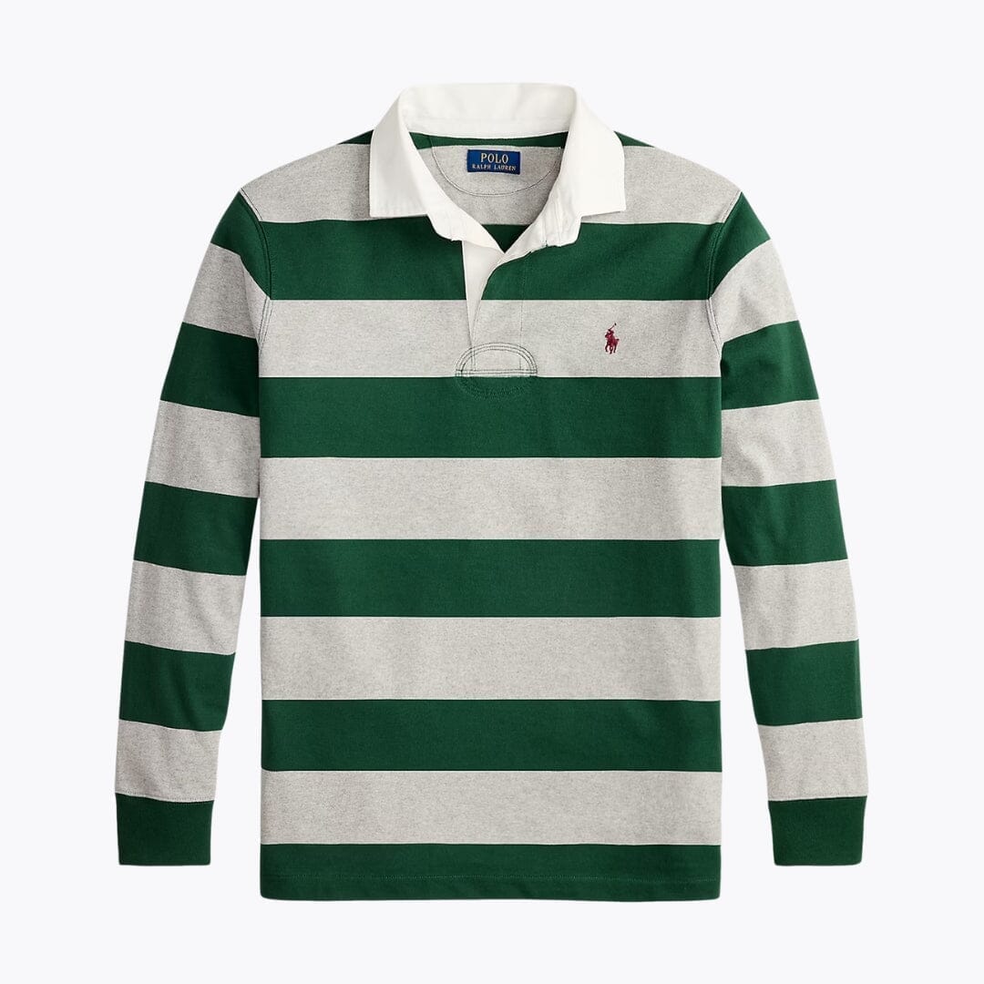 RL The Iconic Rugby Shirt Ralph Lauren Adelstein Vintage Pine/Heather S 