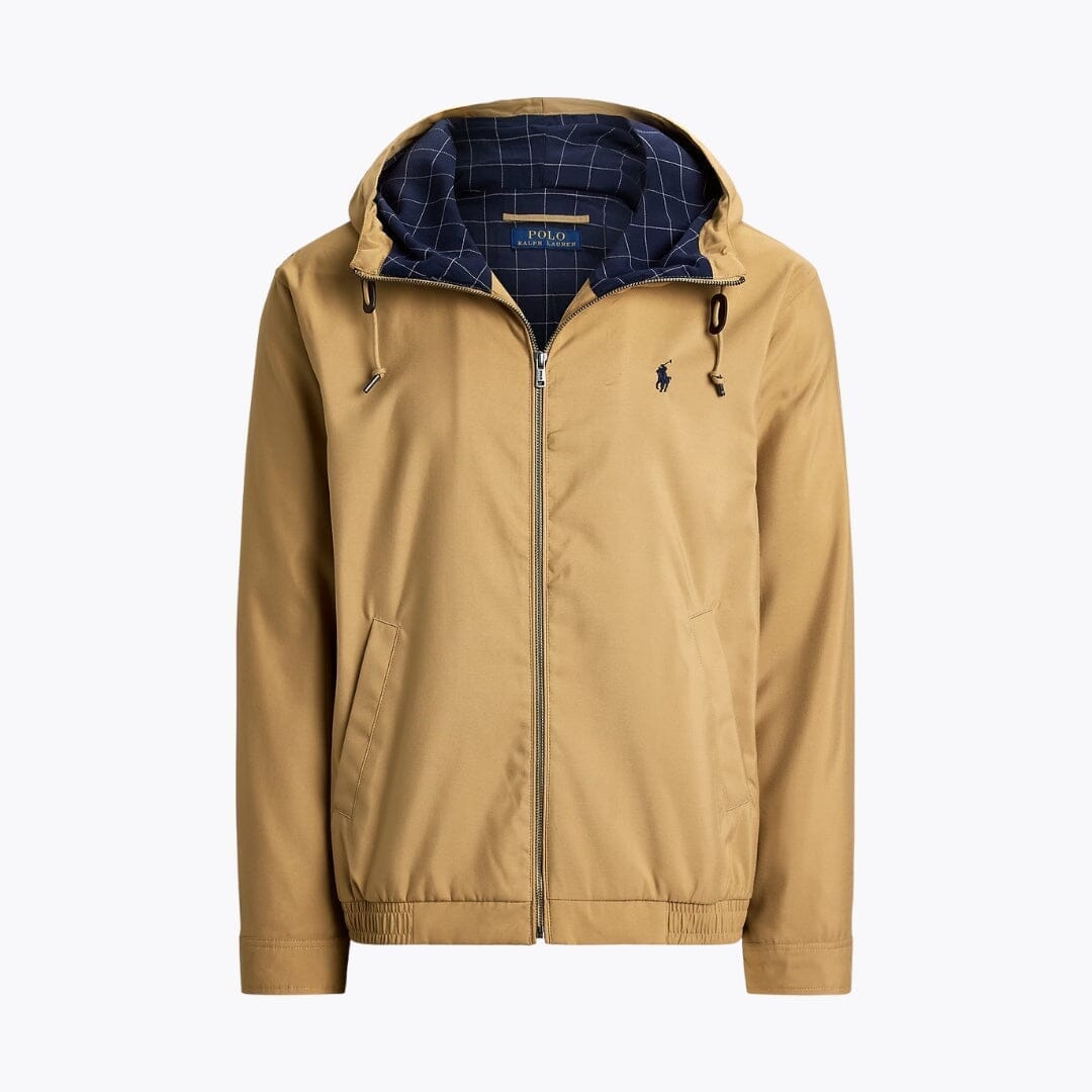 RL Twill Hooded Jacket Ralph Lauren Adelstein Camel S 