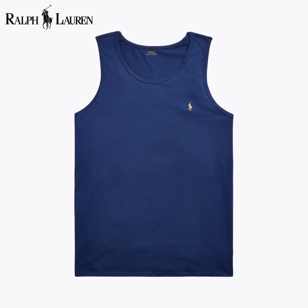 RL Washed Jersey Tank Ralph Lauren Adelstein Blue Navy S 
