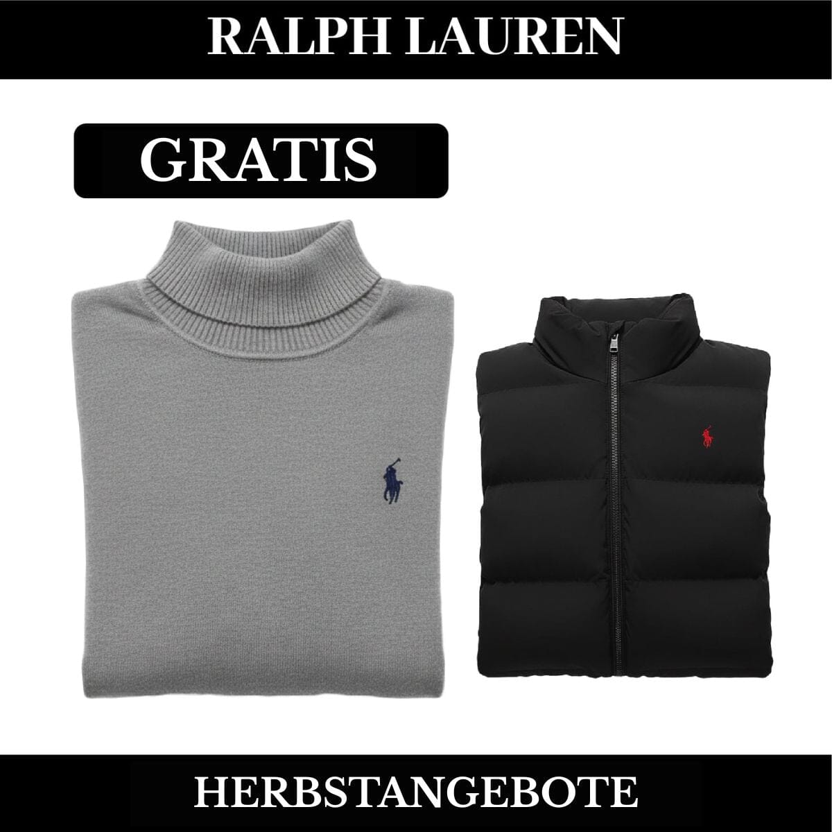 RL Weste + Gratis-Pullover (LAGERRÄUMUNG) Ralph Lauren Adelstein 
