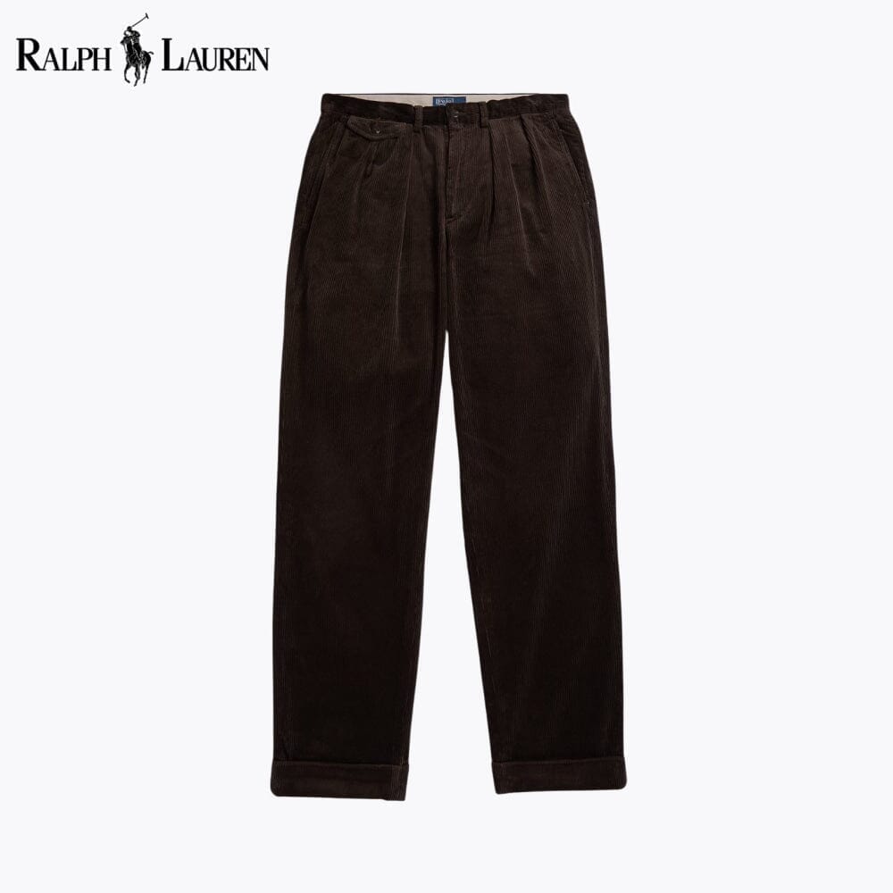 RL Whitman Relaxed Fit Corduroy Pant Ralph Lauren Adelstein Brown 28 