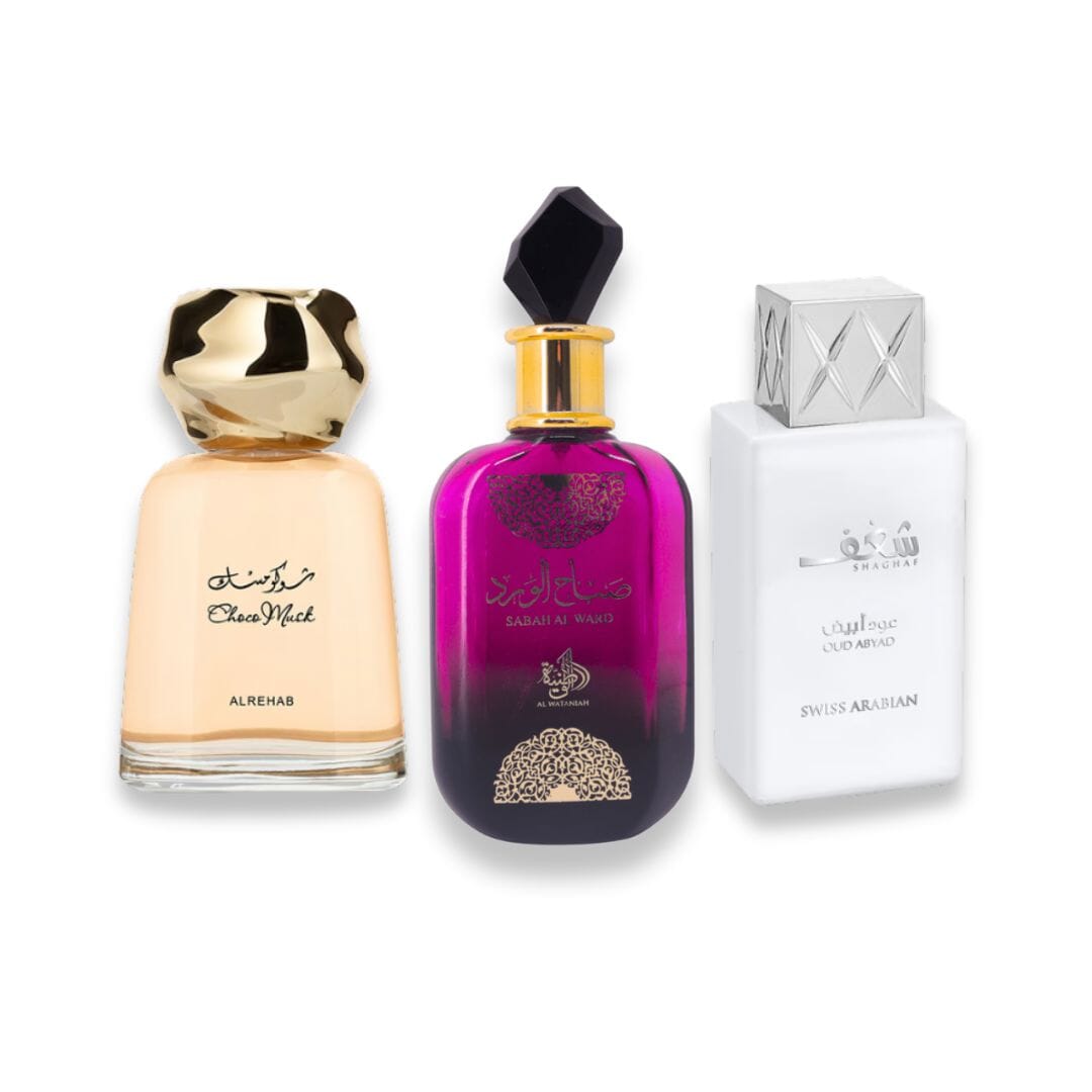 SET Rose & Sugar Bloom – 3x 100 ml / EDP Adelstein 