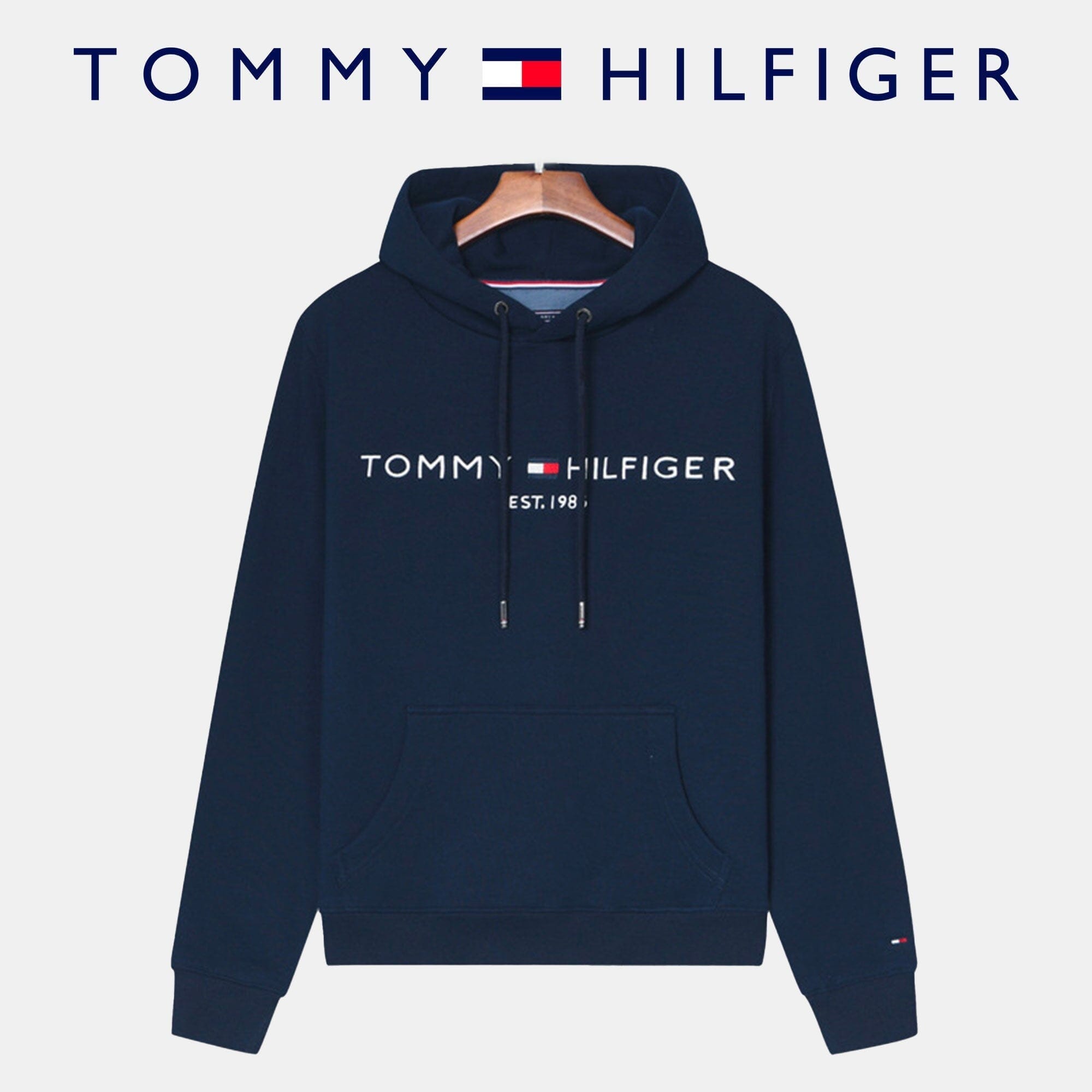 TH Men's Hoodie (Clearance) Tommy Hilfiger Adelstein Blue M 