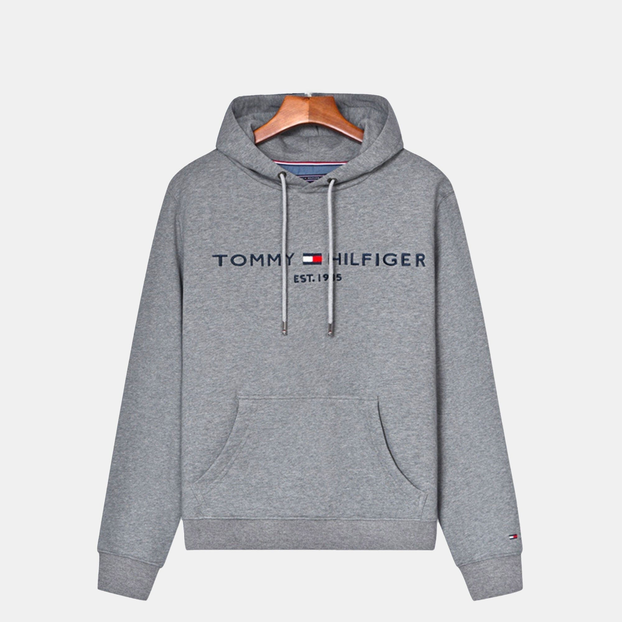 TH Premium Cotton Hoodie Tommy Hilfiger Adelstein Light gray S 