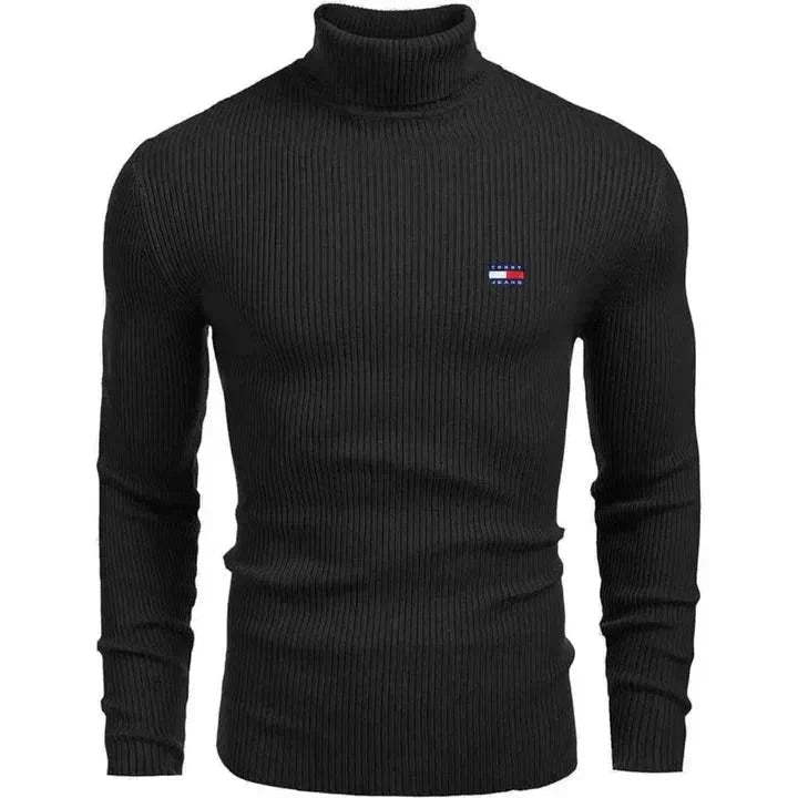 TM Men's Turtleneck Sweater Tommy Hilfiger Adelstein Black M 