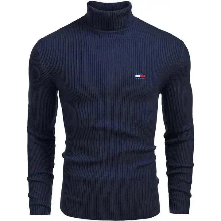 TM Men's Turtleneck Sweater Tommy Hilfiger Adelstein Blue M 