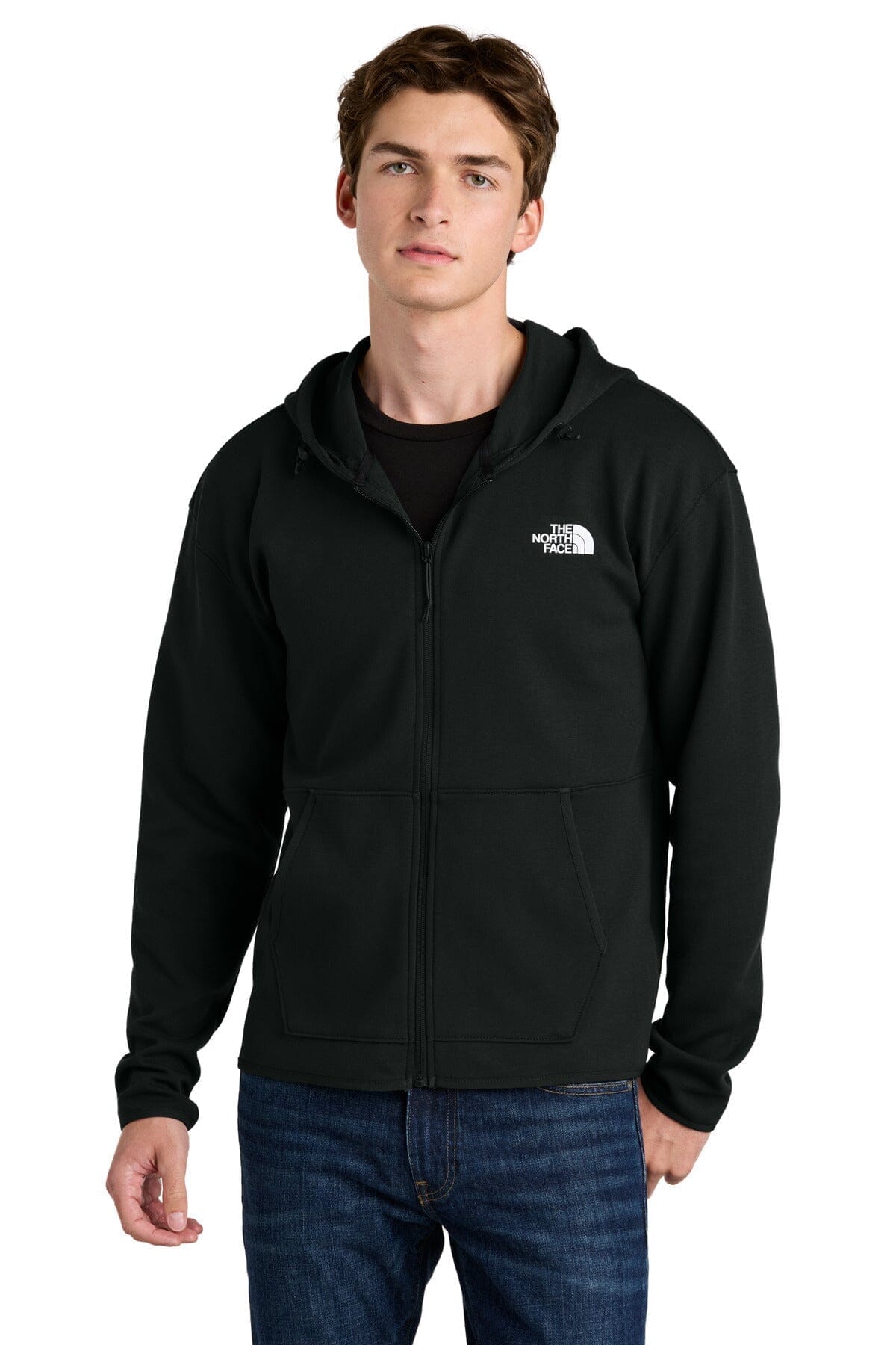 TNF Double-Knit Full-Zip Hoodie The North Face Adelstein TNF Black S 