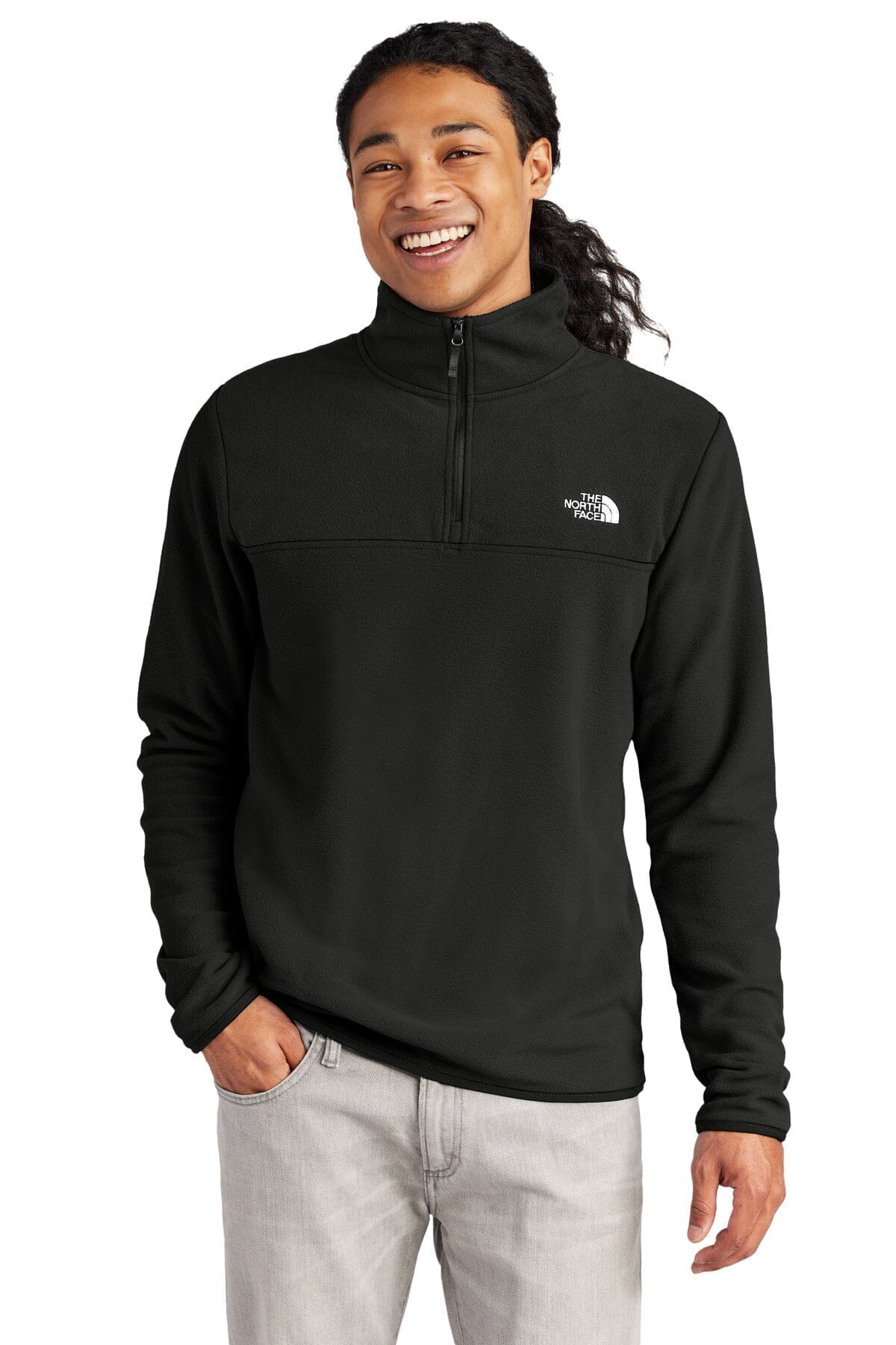TNF Glacier 1/4-Zip Fleece The North Face Adelstein TNF Black S 
