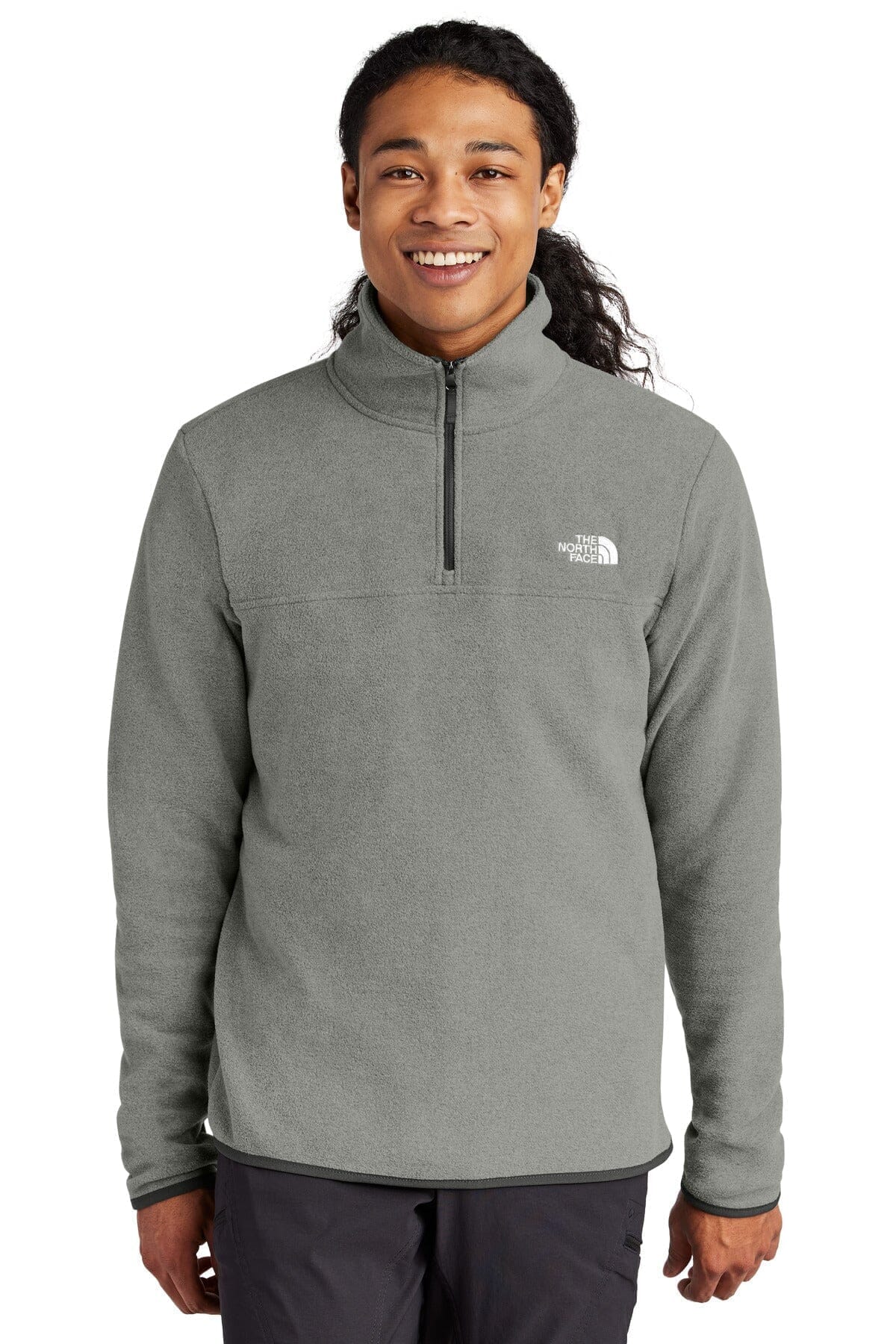 TNF Glacier 1/4-Zip Fleece The North Face Adelstein TNF Medium Grey Heather S 