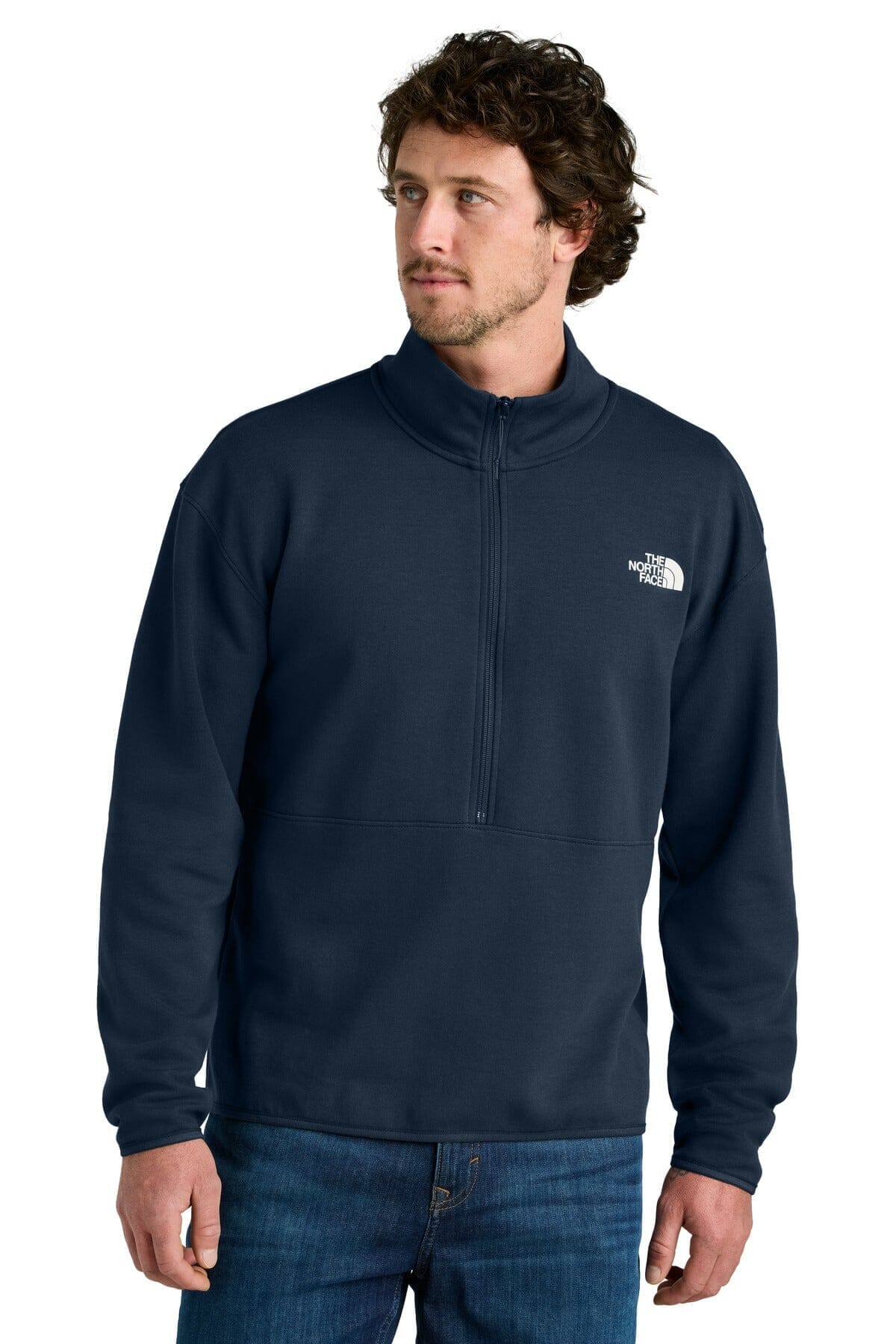 TNF Sleeve Logo Pullover Hoodie The North Face Adelstein Summit Navy S 