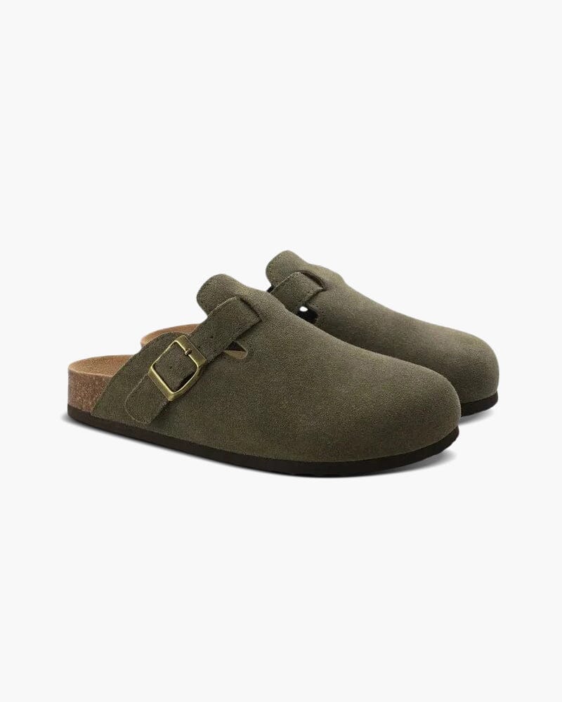 Wildleder Clogs Adelstein Oliv EU 36 / UK 4.5 / US 5 